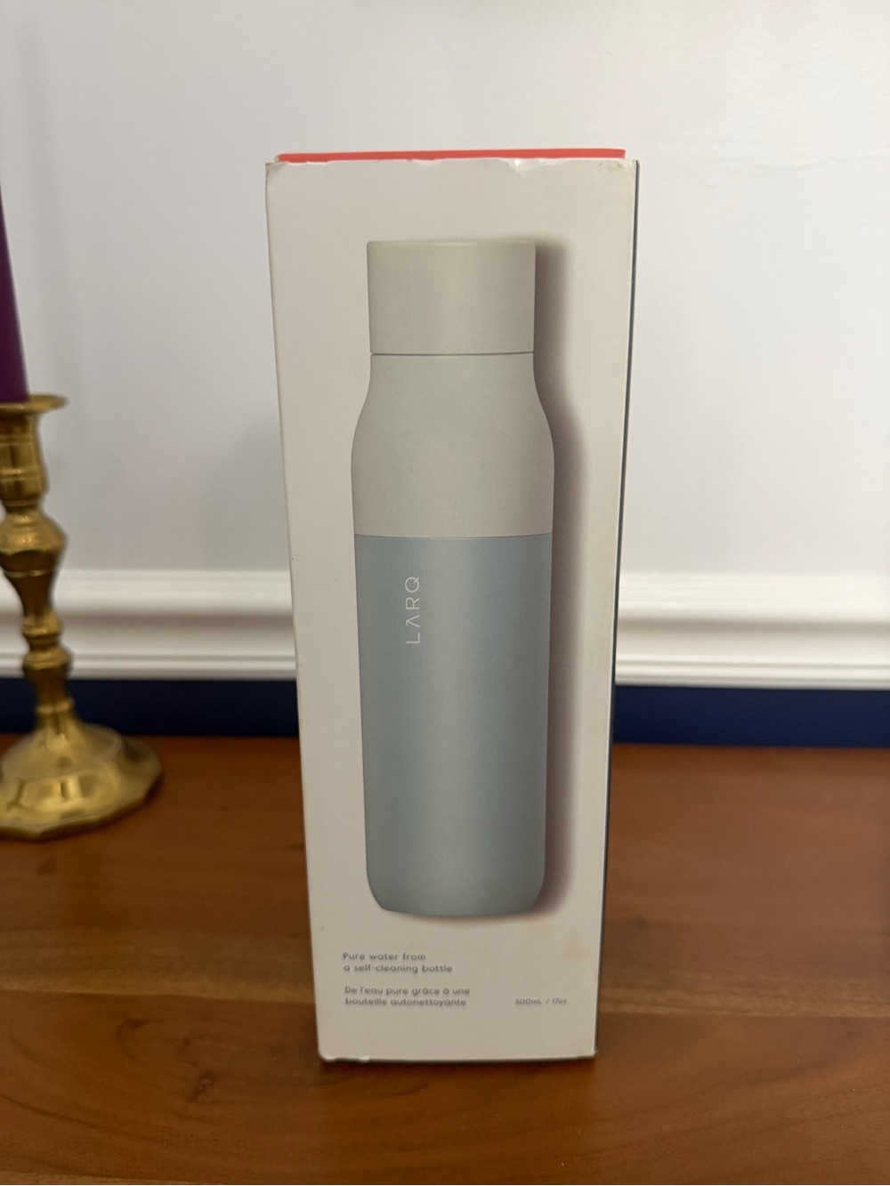 NWT LARQ Bottle PureVis- Purifying Water Bottle in Seaside Mint 17oz